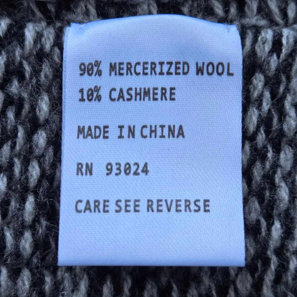 NWT bela.nyc Wool Cashmere Luxe Cardigan Grey - Picture 11 of 11